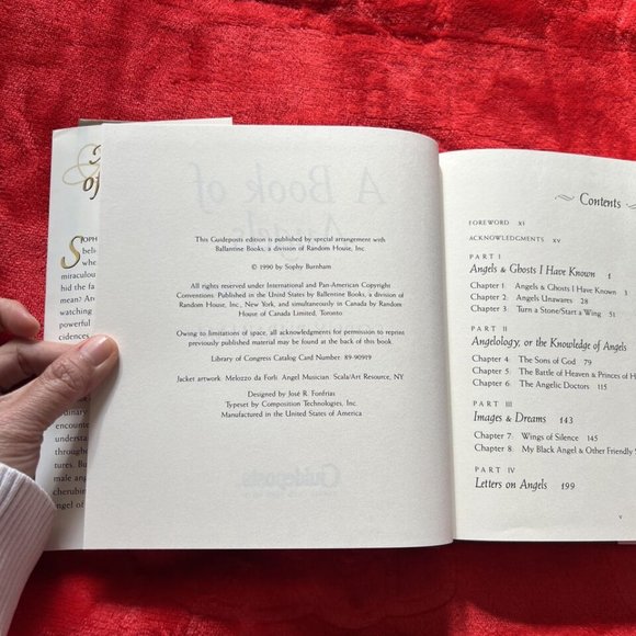 A Book of Angels: A Special Guideposts Edition by Sophy Burnham HC - Picture 4 of 13